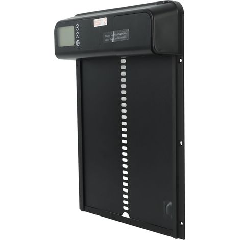 Porte de Poulailler Automatique avec Minuterie en Alliage d'Aluminium IP45 Étanche Écran LED Fonctionnement sur Piles Ouverture Auto pour Ferme (1/5)
