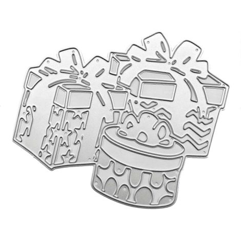 Bastel-Metall-Stanzformen, Stanzform, Geschenkbox-Dekoration, Scrapbooking-Papierkarte