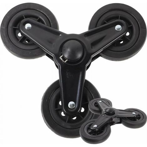 1 Pair Trolley Wheels Heavy Duty Casters Wheelbarrow Luggage Trolley Wheels Heavy Duty Trolley Casters Shopping Cart Wheels Four Wheels Suitcase Stair Climber Frame (1/5)