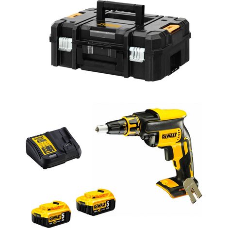 Atornillador de Pladur DeWALT DCF620P2T (2 x 5,0 Ah + DCB115 + TSTAK II) (1/5)