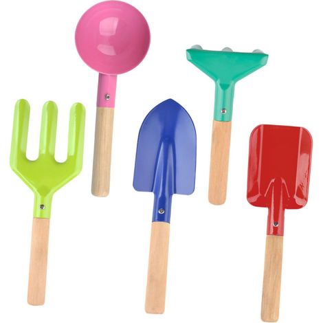 Un ensemble d'outils de jardinage : léger et compact, conçu spécifiquement pour les adultes. (1/4)