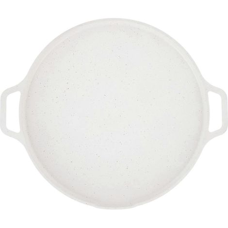 Poêle Gril Camping 39,5 cm, Alliage Aluminium avec Pierre Maifan, Antiadhésive, Cuisine et BBQ sur Feu, Sans Huile, Plaque de Cuisson (1/5)