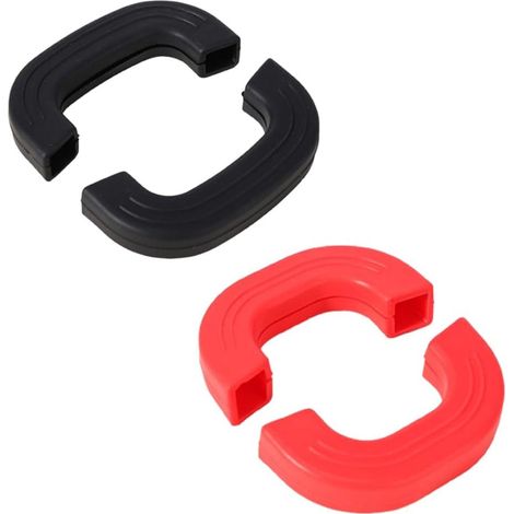 Poignée Casserole - Silicone Haute Température 250 °C - Antidérapante et Isolante - Pour Casseroles Poêles Woks - Lot de 4 (1/5)