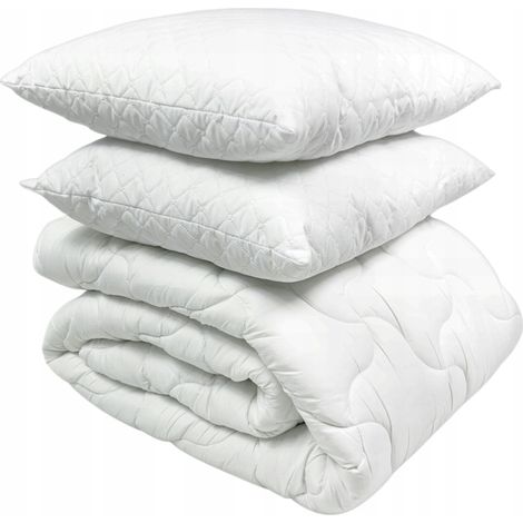 Set copripiumino matrimoniale Easy Sleep 4 stagioni 220x240 cm + 2 cuscini 50x60 cm. (1/5)
