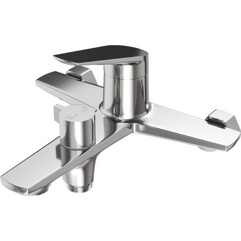 Mitigeur bain-douche Granitan Nave chromé avec raccord pour douchette - entraxe 150 mm (1/5)