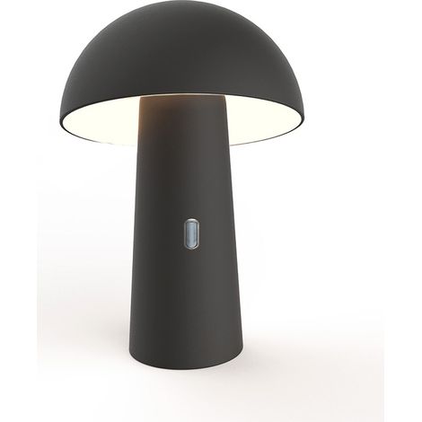 SHITAKE Lámpara de mesa con batería recargable. Luz LED cálida. Fabricada en España (1/5)