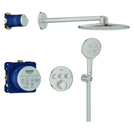 UP-D.system Grohtherm SmartControl 34863 THM runde Form 3 ASV supersteel