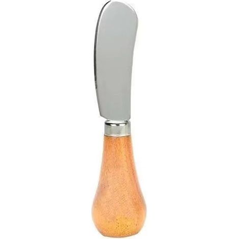 Set di piccoli coltelli per formaggio e burro, realizzati in legno e acciaio inossidabile, ideali per cocktail, salse, intingoli, toast, bagel e taglieri di salumi e formaggi. Perfetti per feste e non