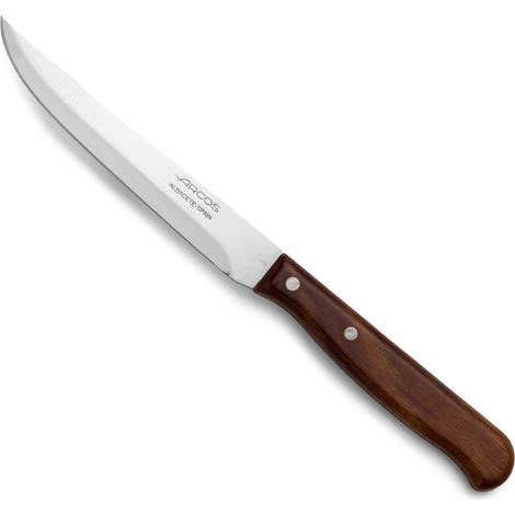Couteau à légumes Arcos Latina 100501 en acier inoxydable Nitrum et mango en bois comprimé avec une lame de 10,5 cm sous blister.