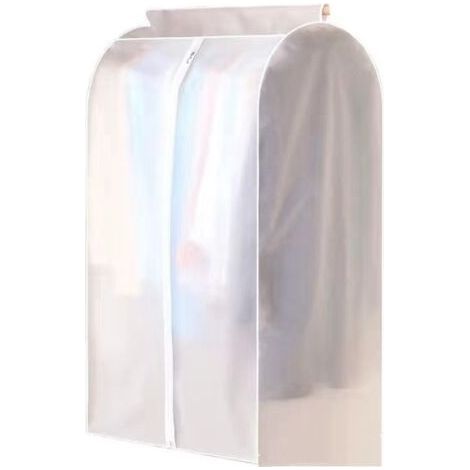 FENOPLASTICAHousse de rangement étanche à fermeture éclair 3D pour vêtements - Pour ranger les vêtements - Pour vêtements - Sac à poussière à suspendre (1/5)
