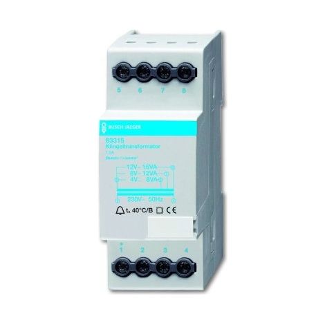 ABB Busch-Jaeger 8300-0-0045 Trasformatore bianco 12V 1,3A