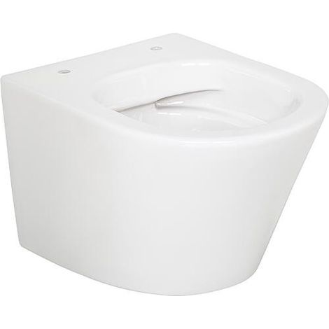 WC suspendu à fond creux Amur Compact lxhxp : 360x360x475 mm Sans bride Céramique blanche (1/2)