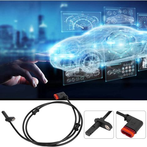 Hinterrad-ABS-Sensor, kompatibel mit Mercedes C219 W211 S211, Raddrehzahlsensor, Originalersatzteil, zuverlässige Genauigkeit (1/5)
