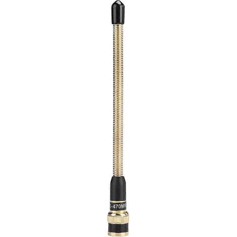 Antenne UHF flexible à ressort BNC mâle 16cm, durable et professionnelle, pour talkie-walkie ICOM IC V9, radio amateur. (1/5)
