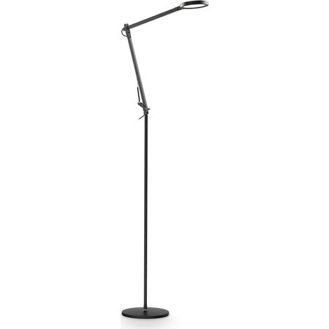 Piantana Moderna Futura Alluminio-Materie Plastiche Nero Led 12,5W 4000K (1/3)