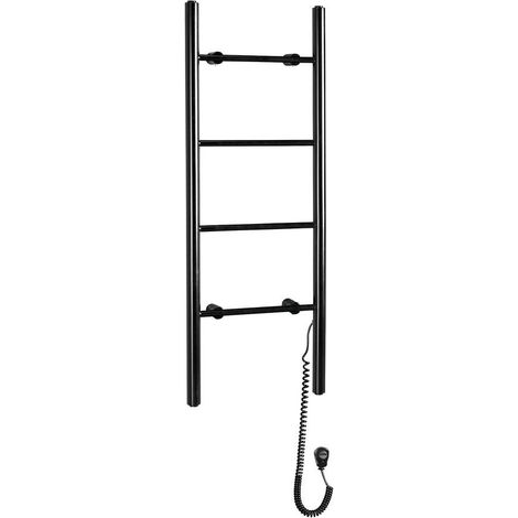 Sapho Chauffage - Séchoir électrique de serviettes Karbo, 40x112 cm, noir mat KB904 (1/5)