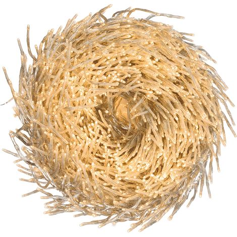 Catena lineare festone di luce bianca calda con MiniLed per decorazioni natalizie -Trasparente / Normale (1/5)