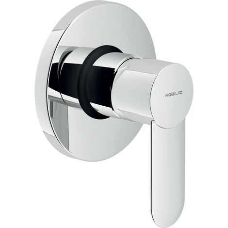 Nobili Sand series SA99108CR Mitigeur de douche encastré 1 voie Chromé - Laiton (1/2)
