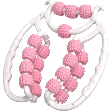 Último diseño Rodillo de piernas, lipedema,rodillo de masaje de 22 ruedas para piernas, rodillo de celulitis de plástico, rodillo masajeador de celulitis para muslos, herramienta de masaje de celuliti