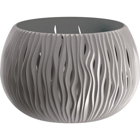 Prosperplast Blumentopf BOWL SANDY Grau 18 cm (1/5)