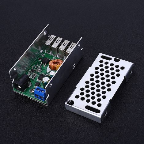 Module convertisseur abaisseur de tension CC 9V-36V avec 4 ports de chargement USB pour voitures et accessoires (1/5)