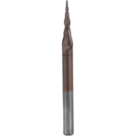 Kegelschaftfräser aus Wolframstahl – Hervorragende Spanabfuhr, hohe Oberflächengüte für Holzbearbeitung (R0,25x)