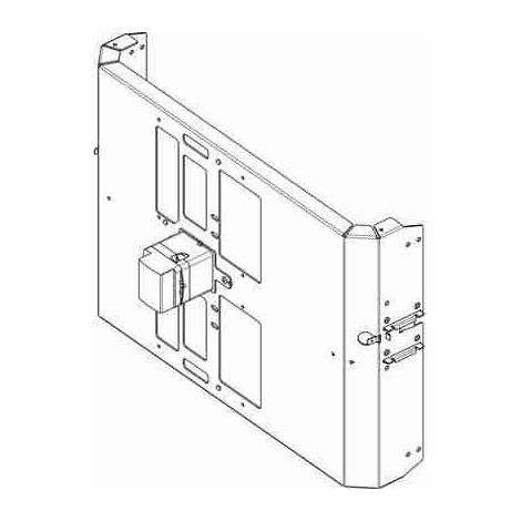 BTI9541TBME Schieberahmen für M1 160 und M2 250 Schalter
