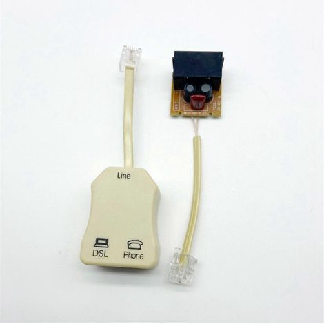 Filtre DSL pour ligne téléphonique, répartiteur de prise téléphonique, filtre DSL (1/5)