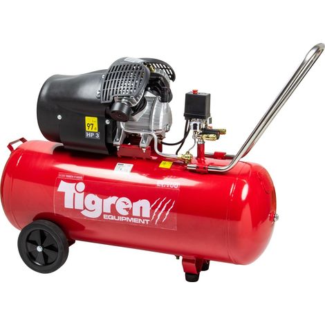 TIGREN V100DD 3HP Direct-Driven Compressor - L135 x W35 x H85 cm