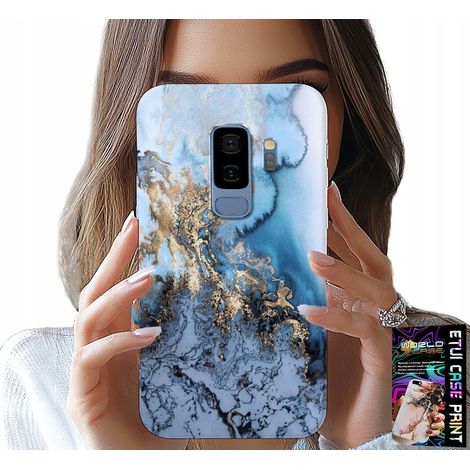 Hülle für Samsung Galaxy S9 Plus – Marmormuster + Folie (1/5)