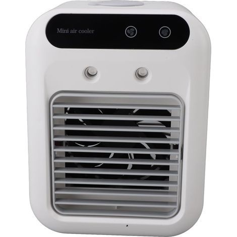 Climatiseurs portables, mini climatiseur évaporatif mobile à brumisation longue durée, petit climatiseur refroidi à l'eau pour la maison (1/5)