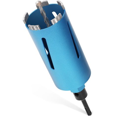 Foret Diamanté M22 pour Carotteuse avec Turbo, avec SDS-Plus, Ø 82 mm, Longueur Totale 200 mm, Foret à Béton Humide et sec, Foret Diamanté à eau, Foret Diamanté à Sec pour Béton (1/5)