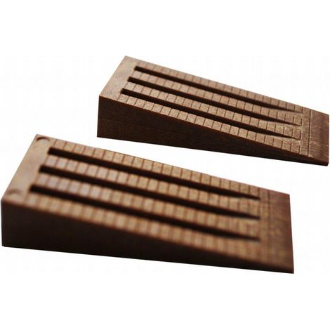 FPLUS cuña sujetapuerta pequeña.marron , Cuñas de plástico en color marron
Incluye marcas antideslizantes para un perfecto anclaje
Tamaño: 50 x 30 x 7 mm
Color: madera