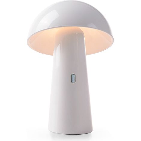 SHITAKE Lámpara de mesa con batería recargable. Luz LED cálida. Fabricada en España (1/5)