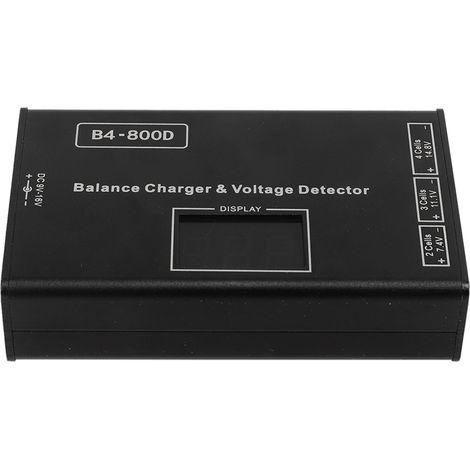 Balancer-Ladegerät für 2-4S Lithium-Ionen-Akkus aus Aluminiumlegierung mit Spannungsanzeige. (1/5)