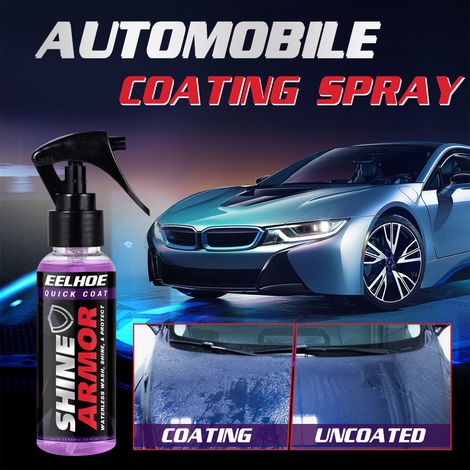 Auto-Pflegespray – Reinigt, entfernt Staub und Flecken, poliert und bringt Autoglasoberflächen zum Glänzen – 60 ml -- DE (1/5)