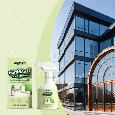 Entfernt hartnäckige Wasserflecken von Fenstern, Glas, Fliesen, Seifenresten und Kalk – ein vielseitiges Reinigungsmittel für alle Bereiche. 237 ml -- DTEKGAZ (1/5)