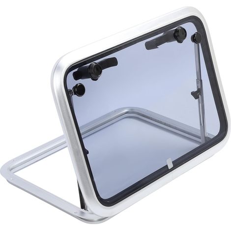 Fenêtre Poussée de Bateau en Alliage D'aluminium 19x 27 Pouces avec Anneau en Caoutchouc étanche pour Marin (1/5)