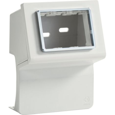 SCN 3 AP W Scatola Porta Apparecchi Pepita per canale cornice TCN, Bianco