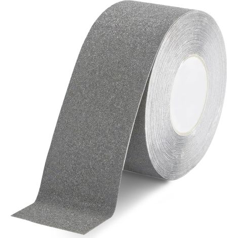 Rutschfestes Treppenband, 50 mm x 20 m, selbstklebendes Antirutschband, rutschfest, für Treppen, Sicherheit, Stufen, für den Innen- und Außenbereich - (Grau)