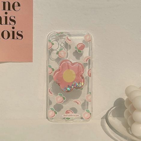 La coque pour iPhone 13 Pro arbore un joli motif floral transparent, idéale pour les filles et les femmes. Légère et fine, elle offre une protection antichoc grâce à son TPU. (1/5)