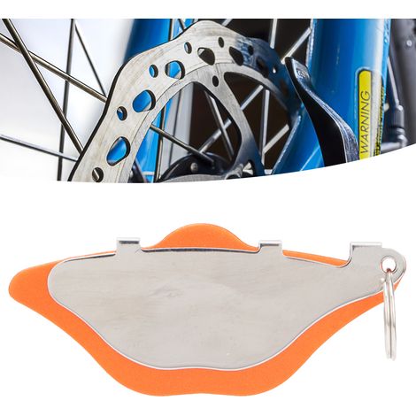 Outils de réglage des freins à disque, entretien et réparation des freins à disque, cales de réglage du jeu, patins de réglage anti-rayures pour disques (orange) (1/5)