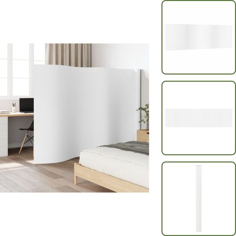 Chambre - vidaXL Cloison de séparation blanc largeur 600 cm hauteur 165 cm bambou - Salon (1/5)
