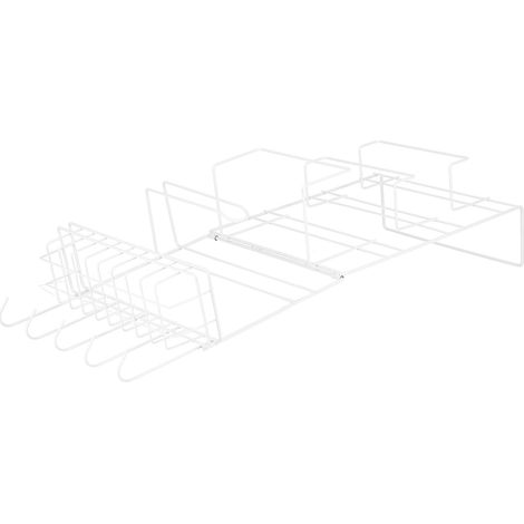 Étagère de rangement pour réfrigérateur en fer durable, fixation murale latérale, pour mini-réfrigérateur, idéale pour la maison, la cuisine et les restaurants. (1/5)