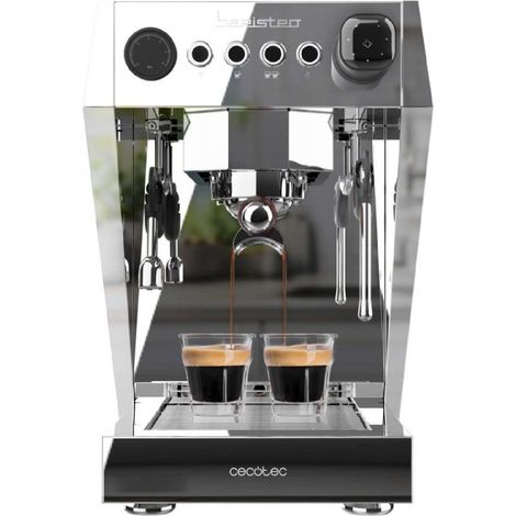 Cecotec Machine a Café Expresso Professionnelle Barista Baristeo Brava. Système De Pré-Infusion Pour Extraction Optimale (1/5)