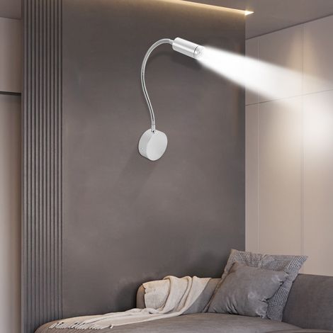 1W Flexible LED-Wandleuchte, verstellbare Wandmontage, Nachtlicht/Leseleuchte für Schlafzimmer, 85V-265V (1/5)