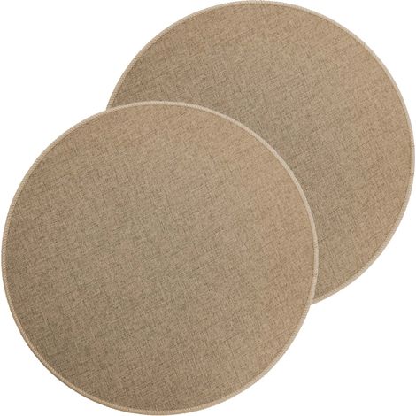 Lot de 2 sets de table tissés antidérapants (1/4)