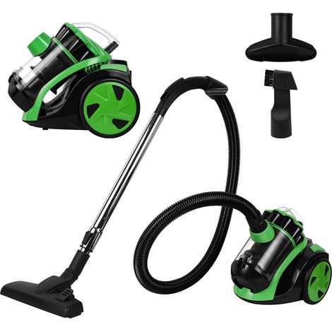 Staubsauger Bodenstaubsauger Beutellos. leistungsstark. für Hart- und Teppichböden. HEPA-Filter.Fugendüse. 900 W. 3.0 l