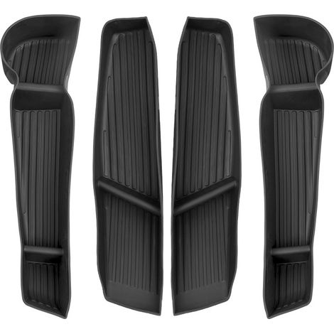 Ensemble de 4 plateaux de rangement latéraux de porte pour Tesla Model 3, en TPE, pour l'avant et l'arrière. (1/5)