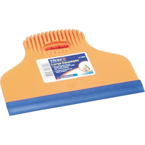 Large tile squeegee – Strong flexible blade for efficient grouting – Contoured handle for comfort – Lightweight design for precision work – Vitrex (1/3)
